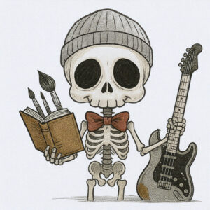 Skeleton Crew PR mascot
