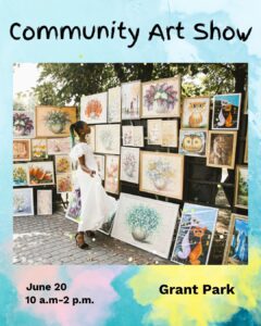 Sample Instagram art event post