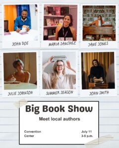 Sample Instagram book event post