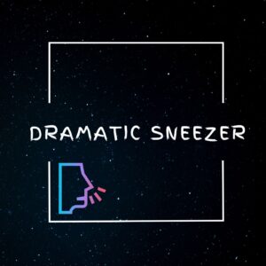 Dramatic Sneezer album cover, created for The Rock Star's Wife series by Melina Druga