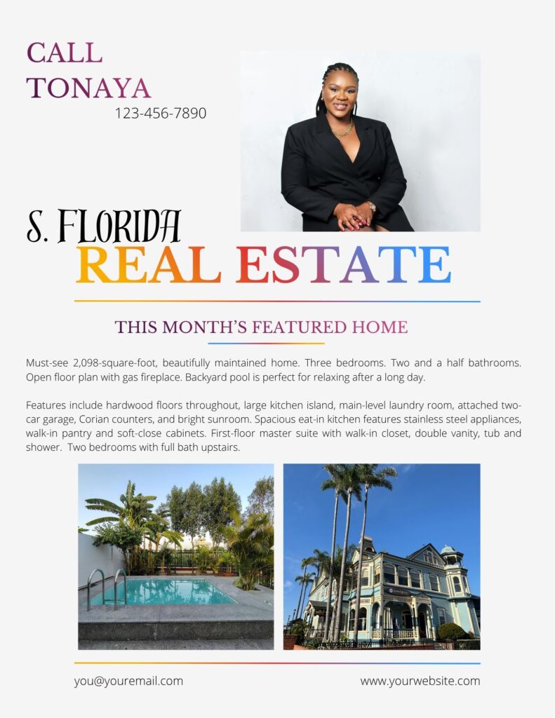 Sample real estate newsletter